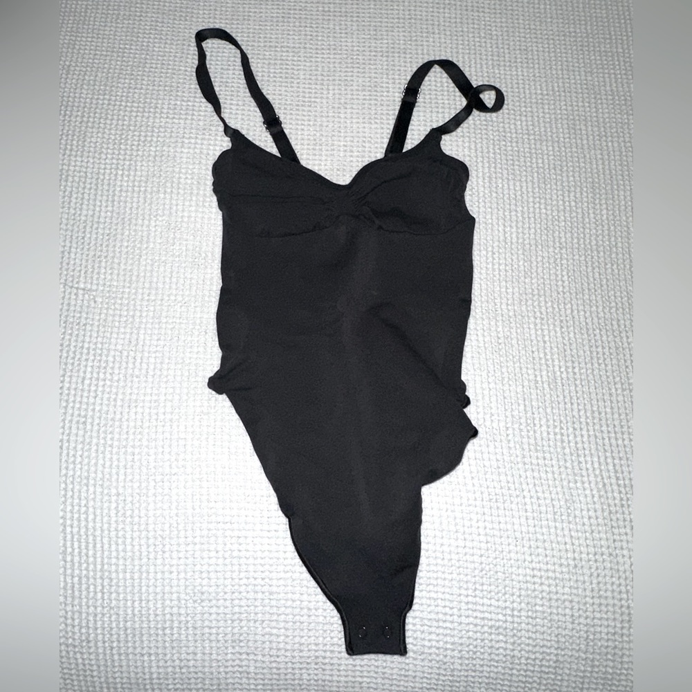 Skims Seamless Sculpt Brief Bodysuit Onyx Size M